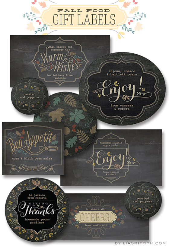 Photo and Printable Labels by Lia Griffith (liagriffith.com)