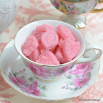 Homemade Rose Petal Sugar Cubes